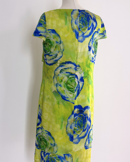 Peg Moda Abito Donna Corto in Seta, Taglia 46
