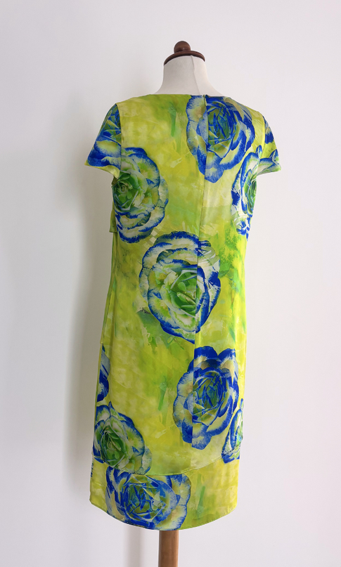 Peg Moda Abito Donna Corto in Seta, Taglia 46