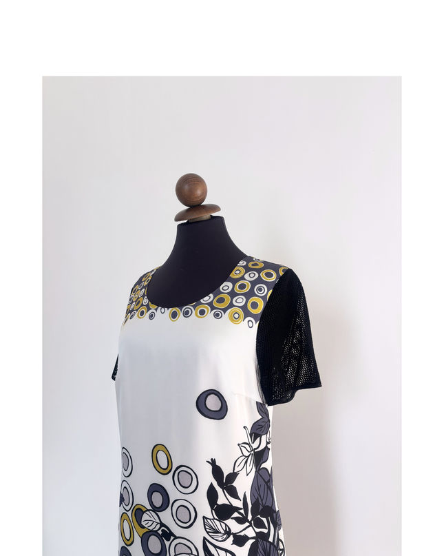 Nives Morà,Abito Donna Corto Trapezio,Taglia 44