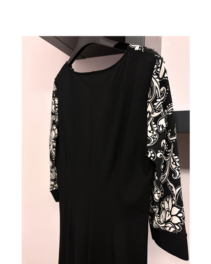 Eleonora Amadei, Abito Donna Tubino Bianco/Nero, Taglia 42/44/46