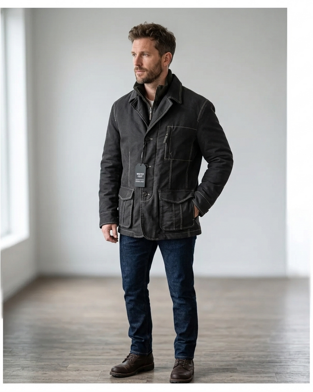 Blackth Orn, Cappotto Invernale Uomo, Taglia 54