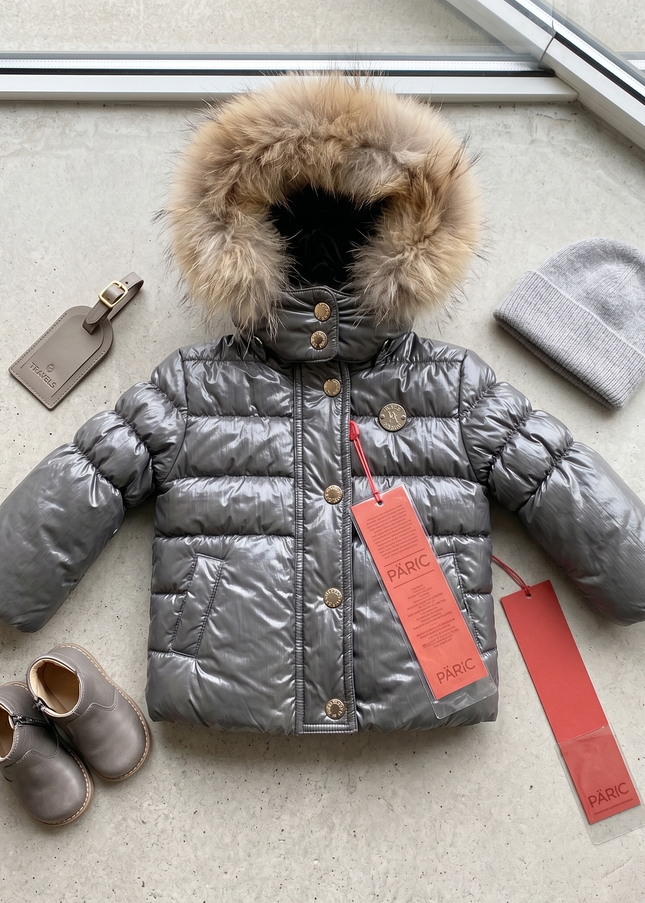 MRK, Cappotto Invernale Bimba con Cappuccio