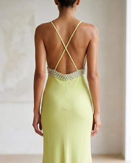abito CORT VERDE LIME