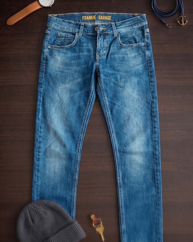 Pantalone Denim Elasticizzato Ragazzo — Frankie Garage