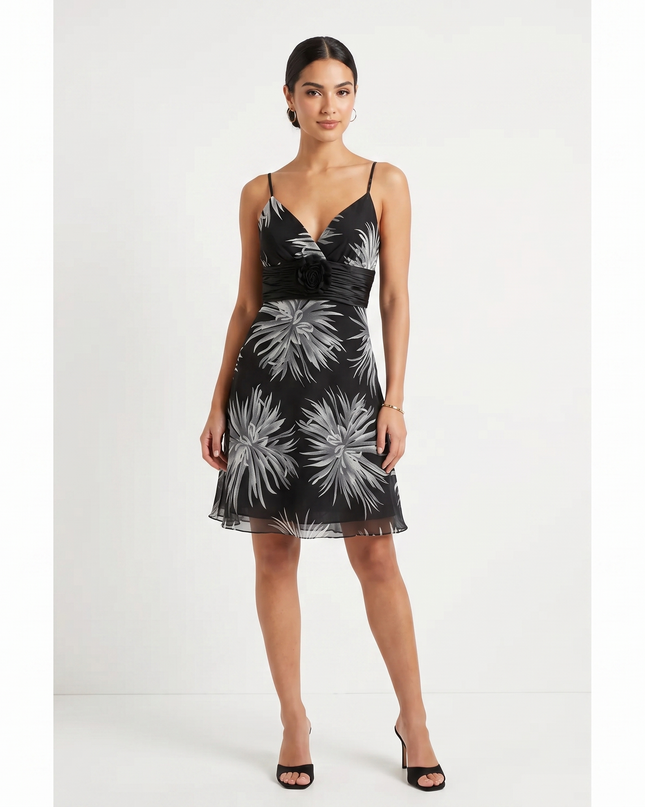 Castadiva Couture,Abito Corto Trapezio,Taglia 46