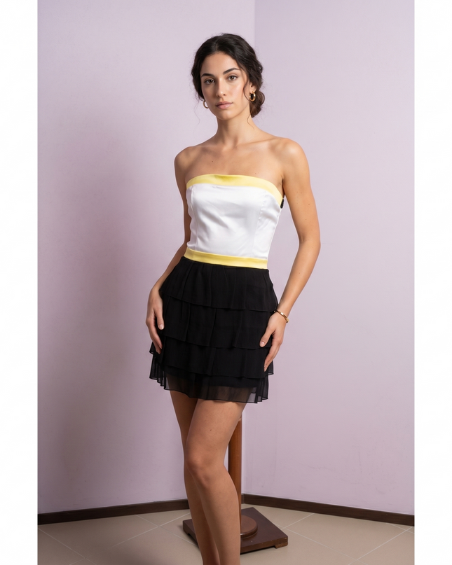 Soani Girl, Abito Donna Corto Elasticizzato, Taglia 42