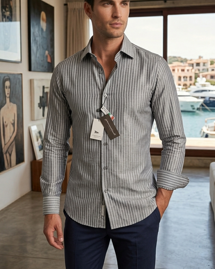 Germano Vianelli, Camicia Uomo Made in Italy