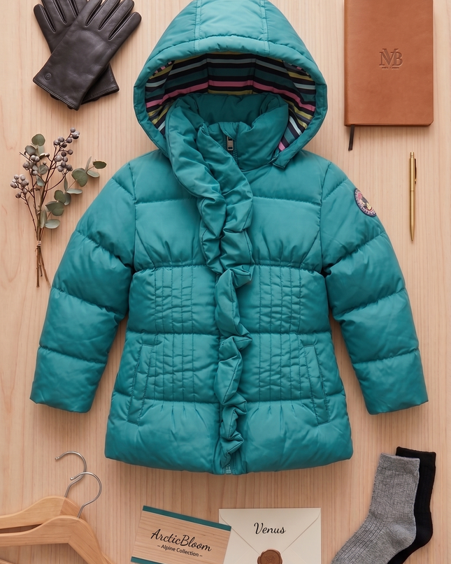 Blue Seven Kids, Cappotto Bimba con Cappuccio