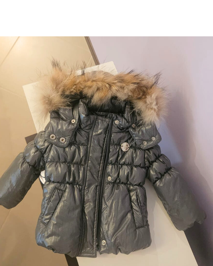 MRK, Cappotto Invernale Bimba con Cappuccio