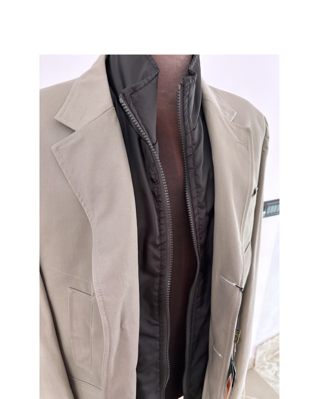 Antonio Basile, Paltò Beige Uomo, Taglia 52,54,56