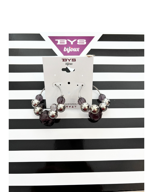 BYS Bijoux, Orecchini Donna a Cerchio