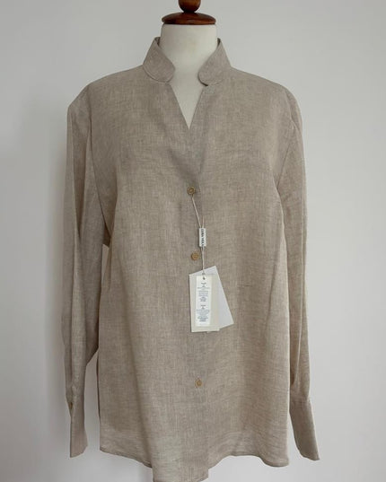 Camicia in Lino Donna LUISA VIOLA Made in Italy – Colore Ecrù | Mod. 5081F