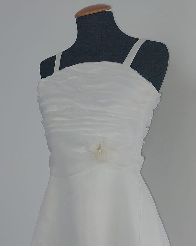 Abito Comunione Linea Emme - Modello Campana in Organza