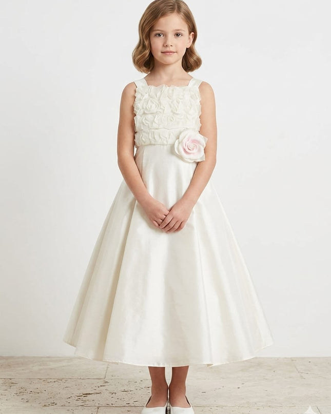 Abito Comunione Le Bellissime in Shantung di Seta - Made in Italy