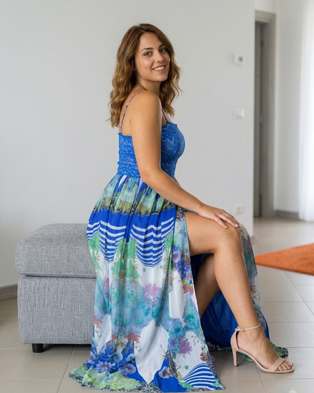 Nite Chic, Abito Lungo con Spacco