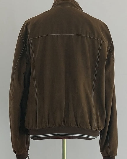 Bomber Uomo in Scamosciato Verde Oliva – Mod. Adam | Art. 2026