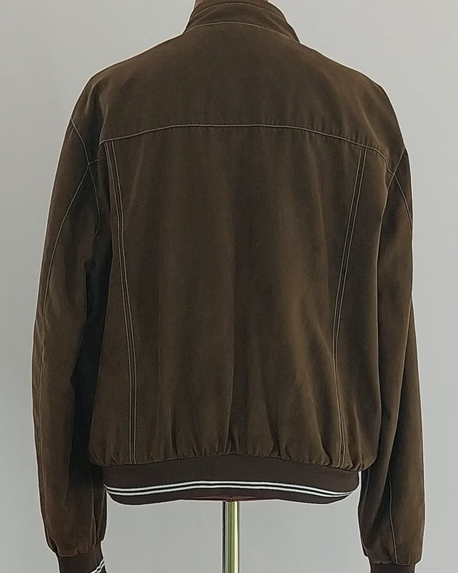 Bomber Uomo in Scamosciato Verde Oliva – Mod. Adam | Art. 2026